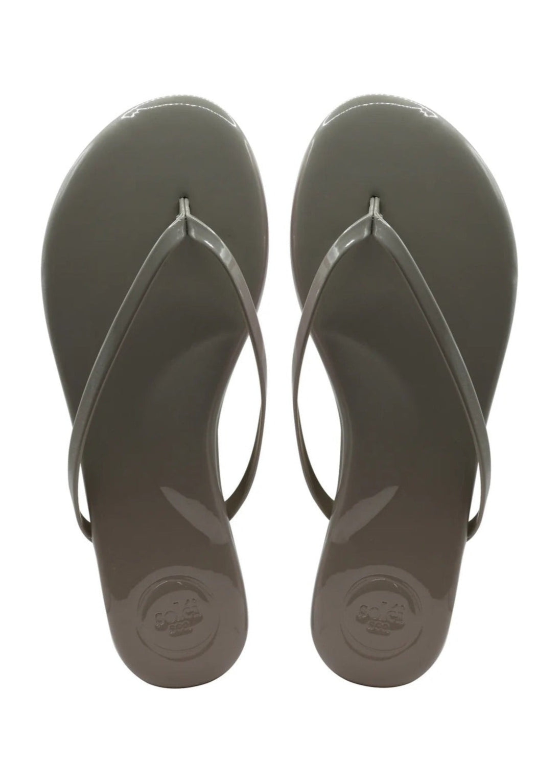 Solei Sea Indie Classic Thin Strap Sandal Light Taupe Patent