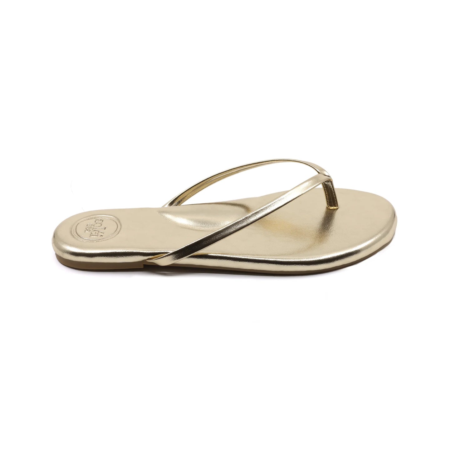 Solei Sea Indie Classic Thin Strap Sandal | Gold
