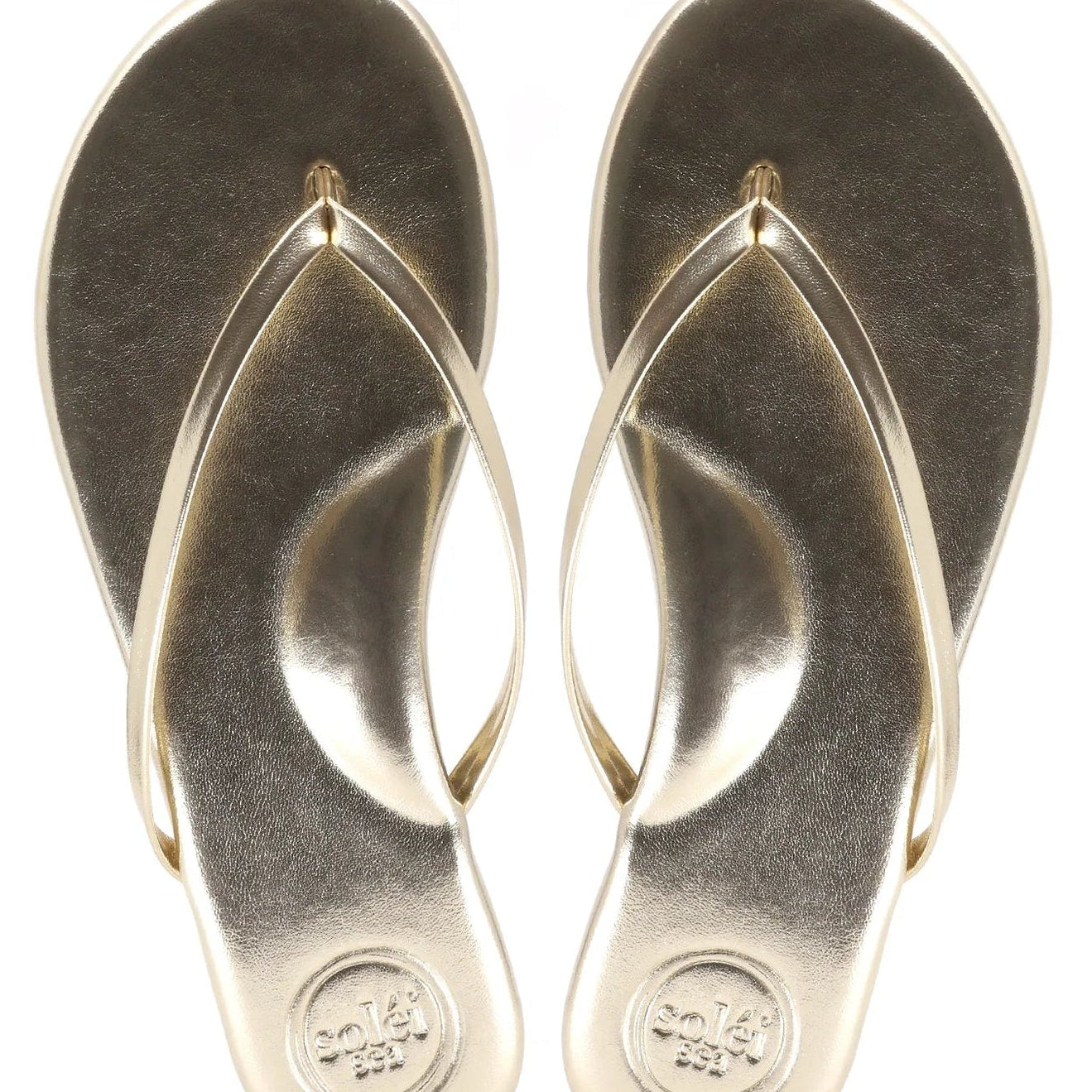 Solei Sea Indie Classic Thin Strap Sandal | Gold