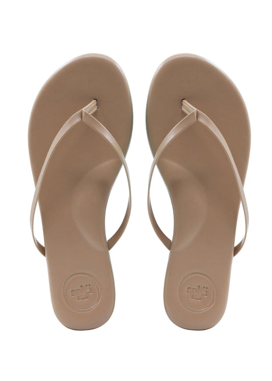 Solei Sea Indie Classic Thin Strap Sandal | Nude