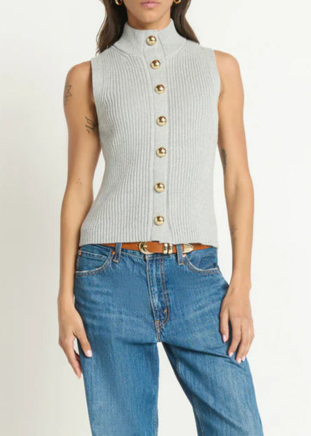 Nation LTD Ira Sweater Vest | Heather Grey
