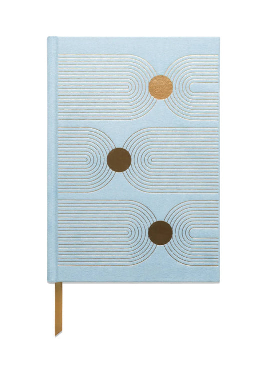 Designworks Ink Hard Cover Suede Cloth Journal With Pocket | Arch Dot