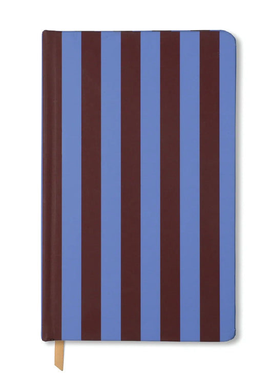 Designworks Ink Soft Touch Journal | Purple + Nutmeg Stripe