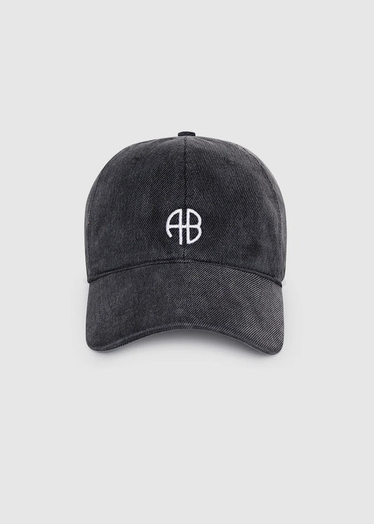 Anine Bing Jeremy Baseball Cap | Washed Smoke Grey