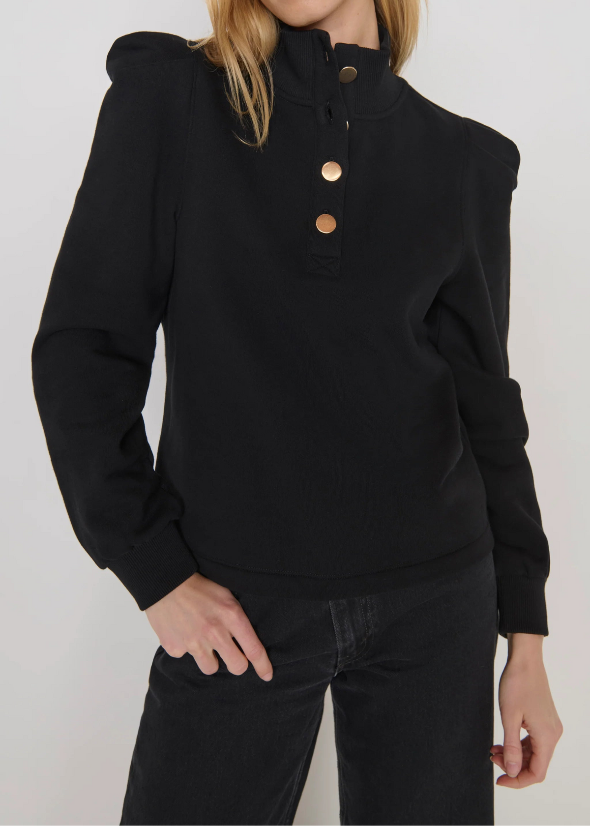 Nation LTD Jessie Sweatshirt | Jet Black
