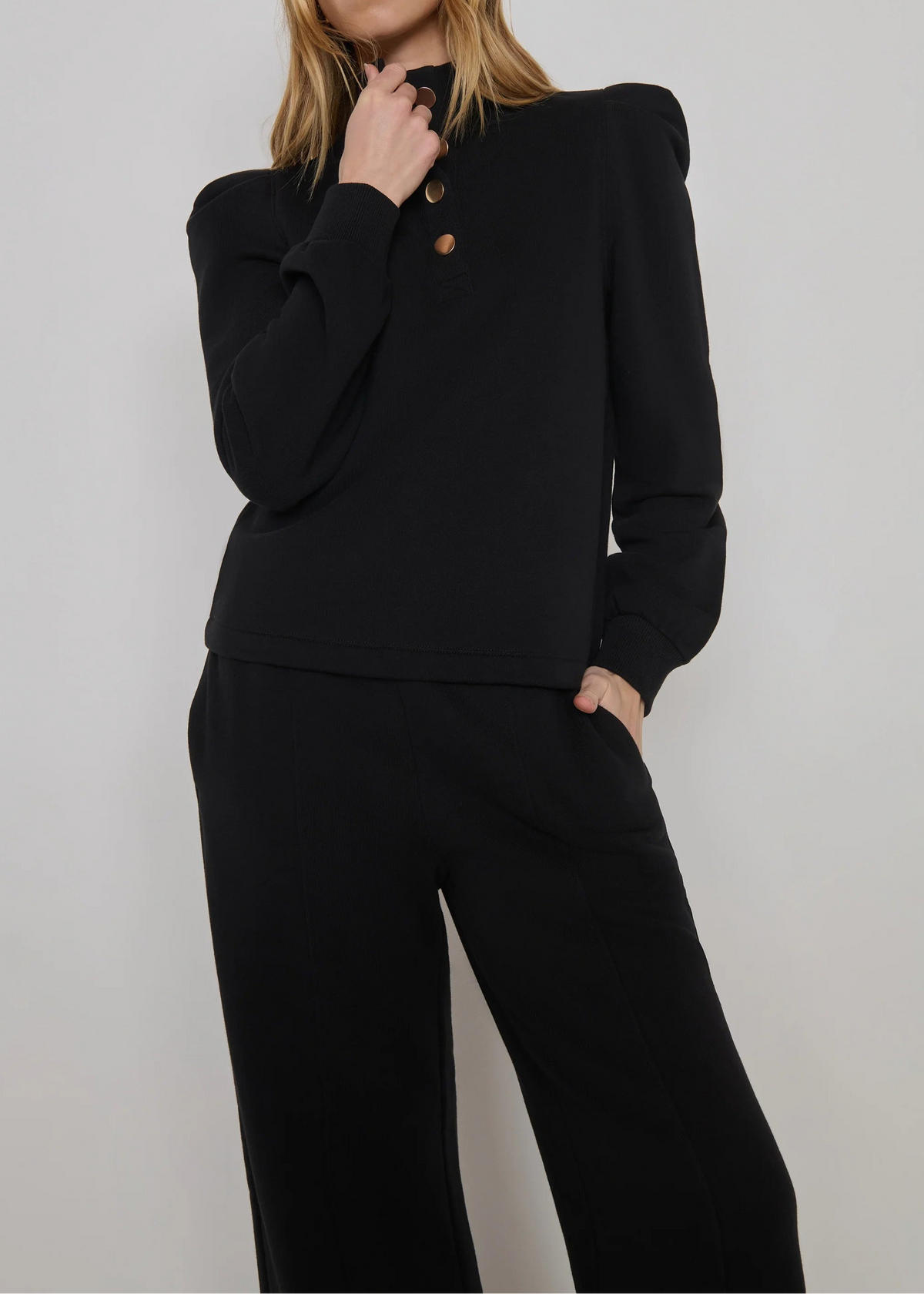 Nation LTD Jessie Sweatshirt | Jet Black