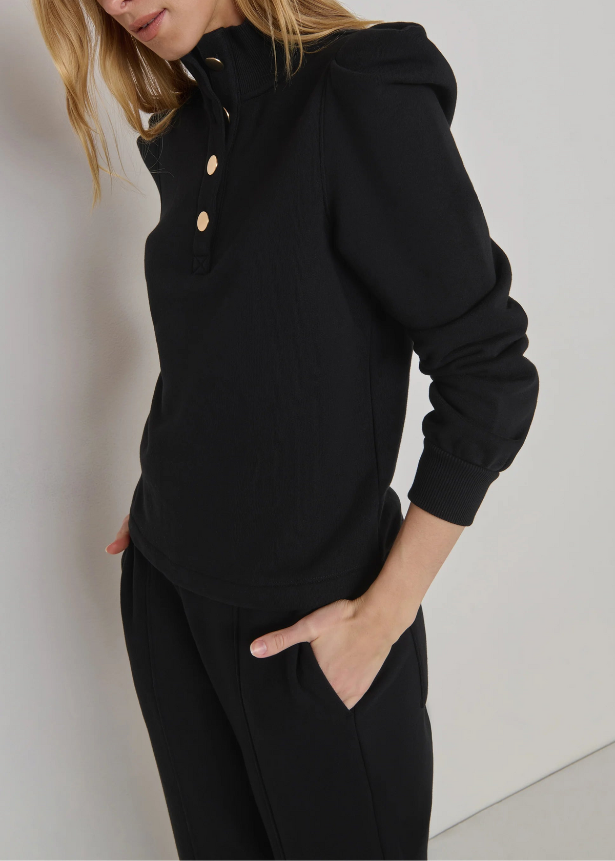Nation LTD Jessie Sweatshirt | Jet Black