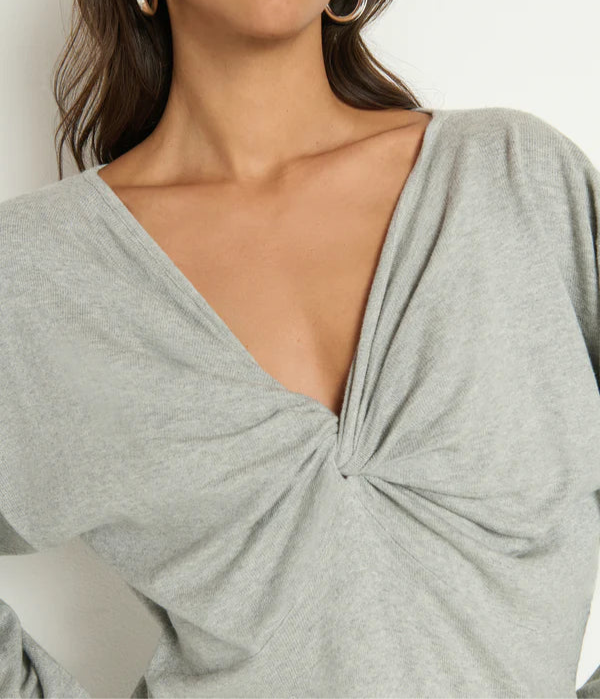 Nation LTD Jolie Sweater | Heather Grey