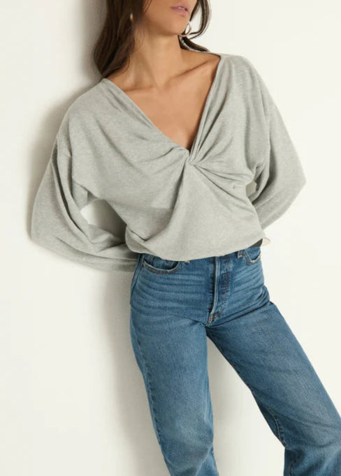 Nation LTD Jolie Sweater | Heather Grey
