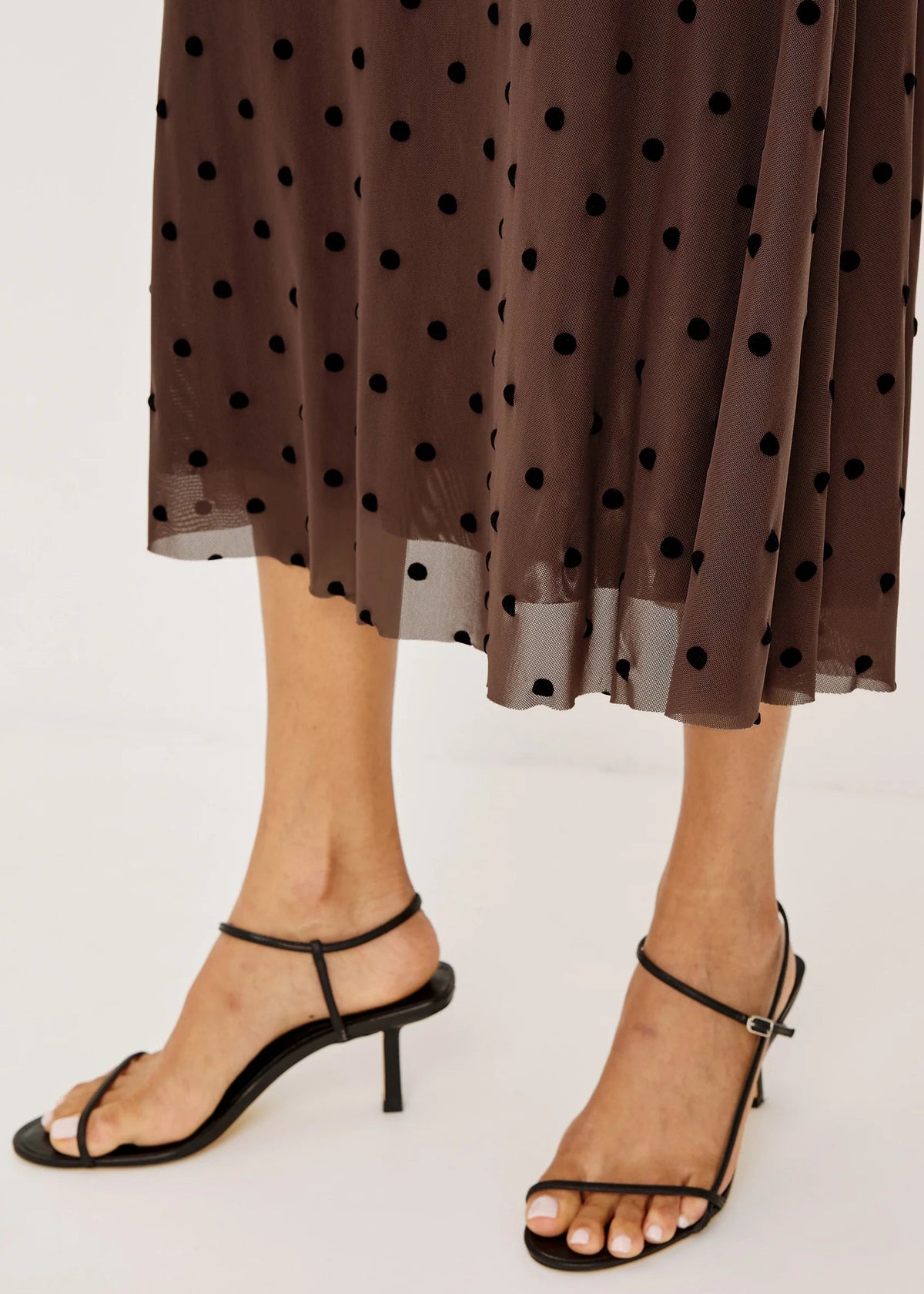 Rails Jordan Skirt | Chocolate Polka Dot