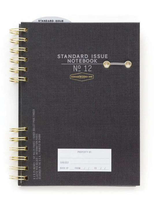Designworks Ink Standard Issue Notebook No.12 | Black