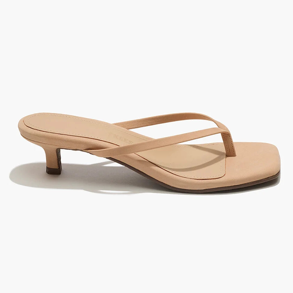TKEES Square Toe Julia Suede | Sunkissed