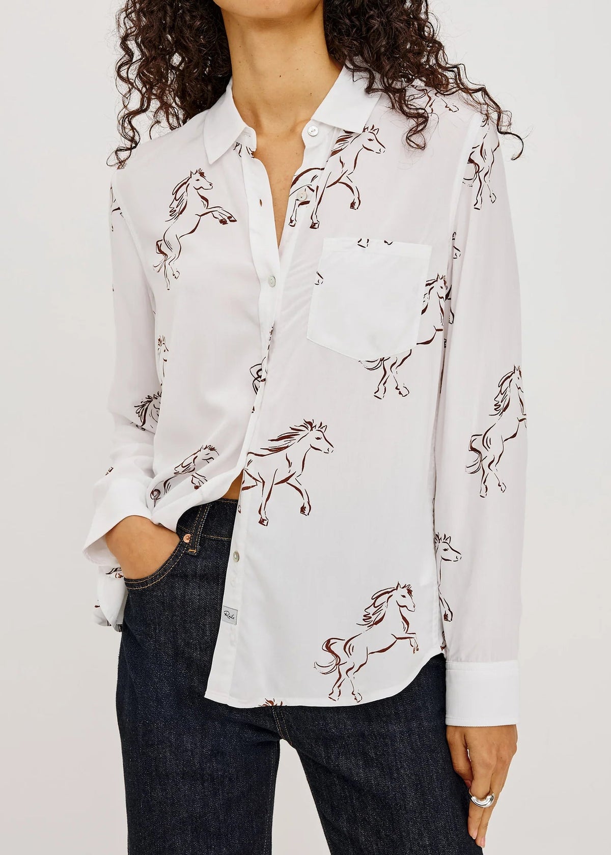 Rails Kathryn Shirt | Brown Stallion