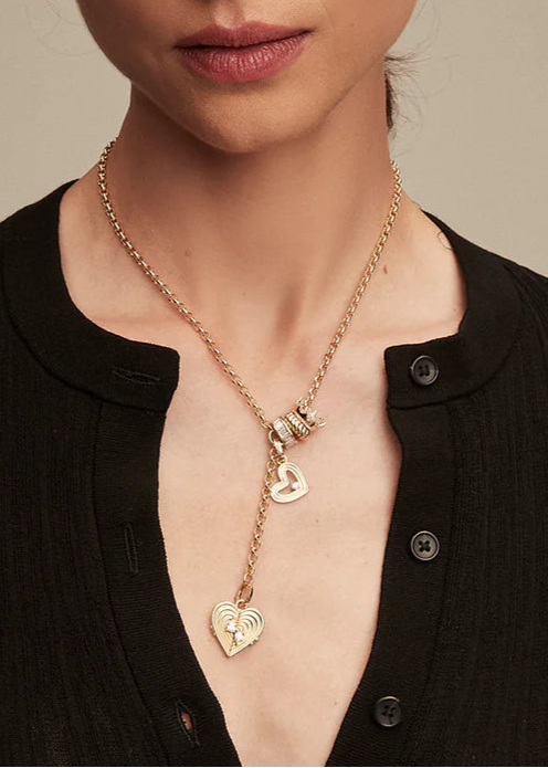 Adina Reyter 18" Rolo Chain Lariat Necklace 14k Gold
