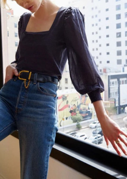 Laura Square Neck Femme Tee