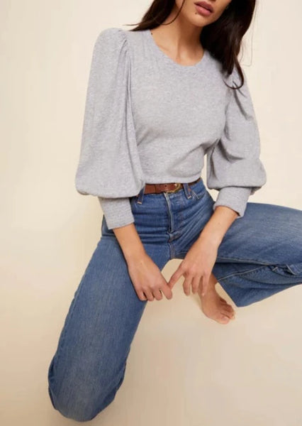 Loren Smocked Peasant Tee