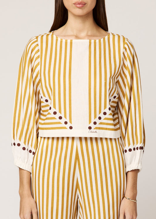 Cleobella Lenara Top | Lusso Stripe Print