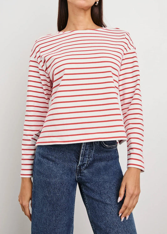 Rails Macy Top | Cherry Stripe