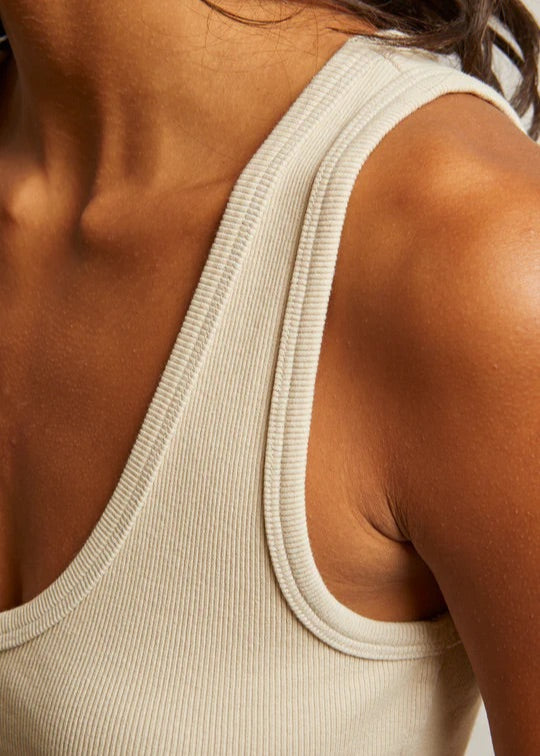 Perfect White Tee Maria V-Neck Tank | Putty