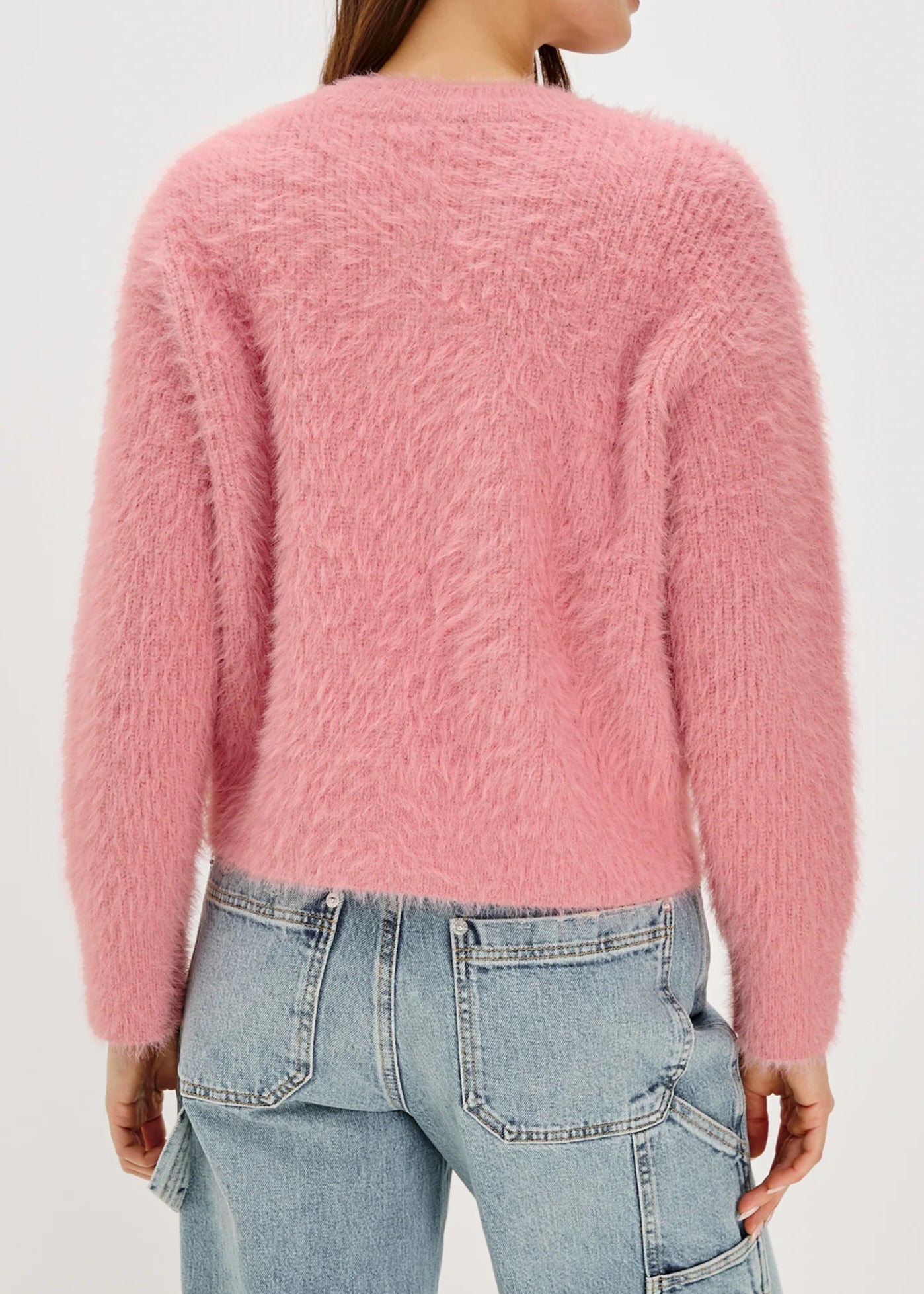 Rails Melo Cardigan | Heather Pink