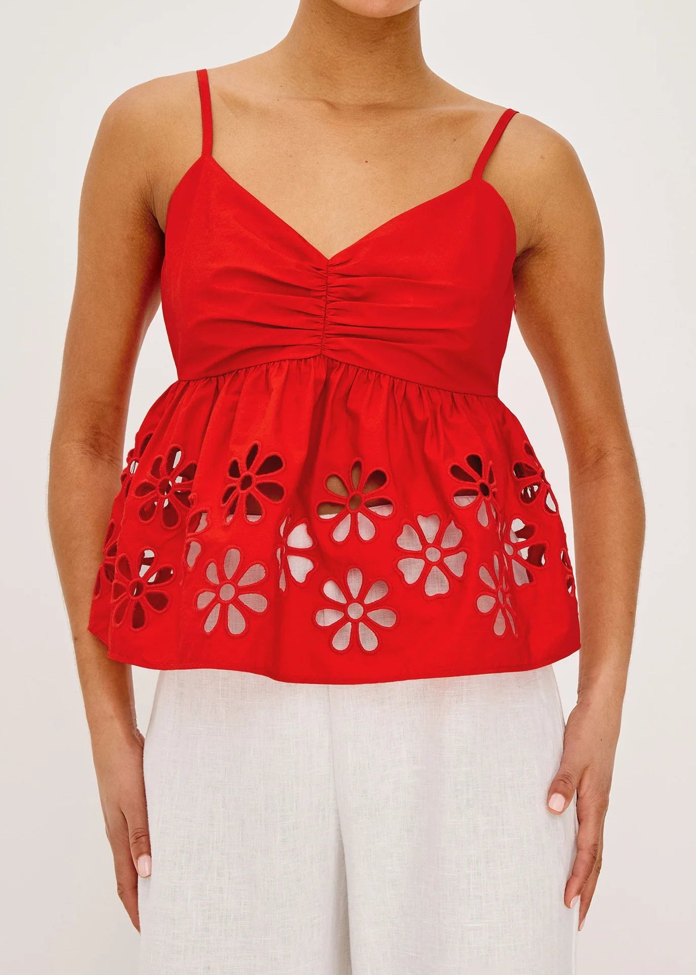 Rails Meru Top | Scarlet