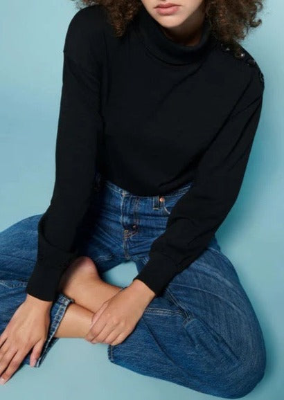 Monica Turtleneck w/Button