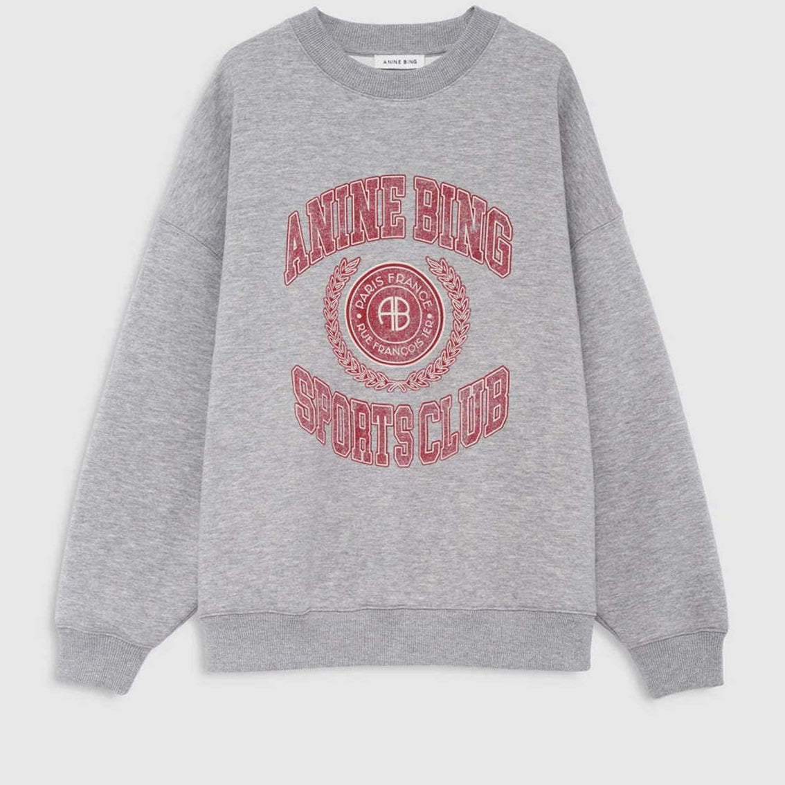 Anine Bing Miles Sweatshirt Collegiate | Grey