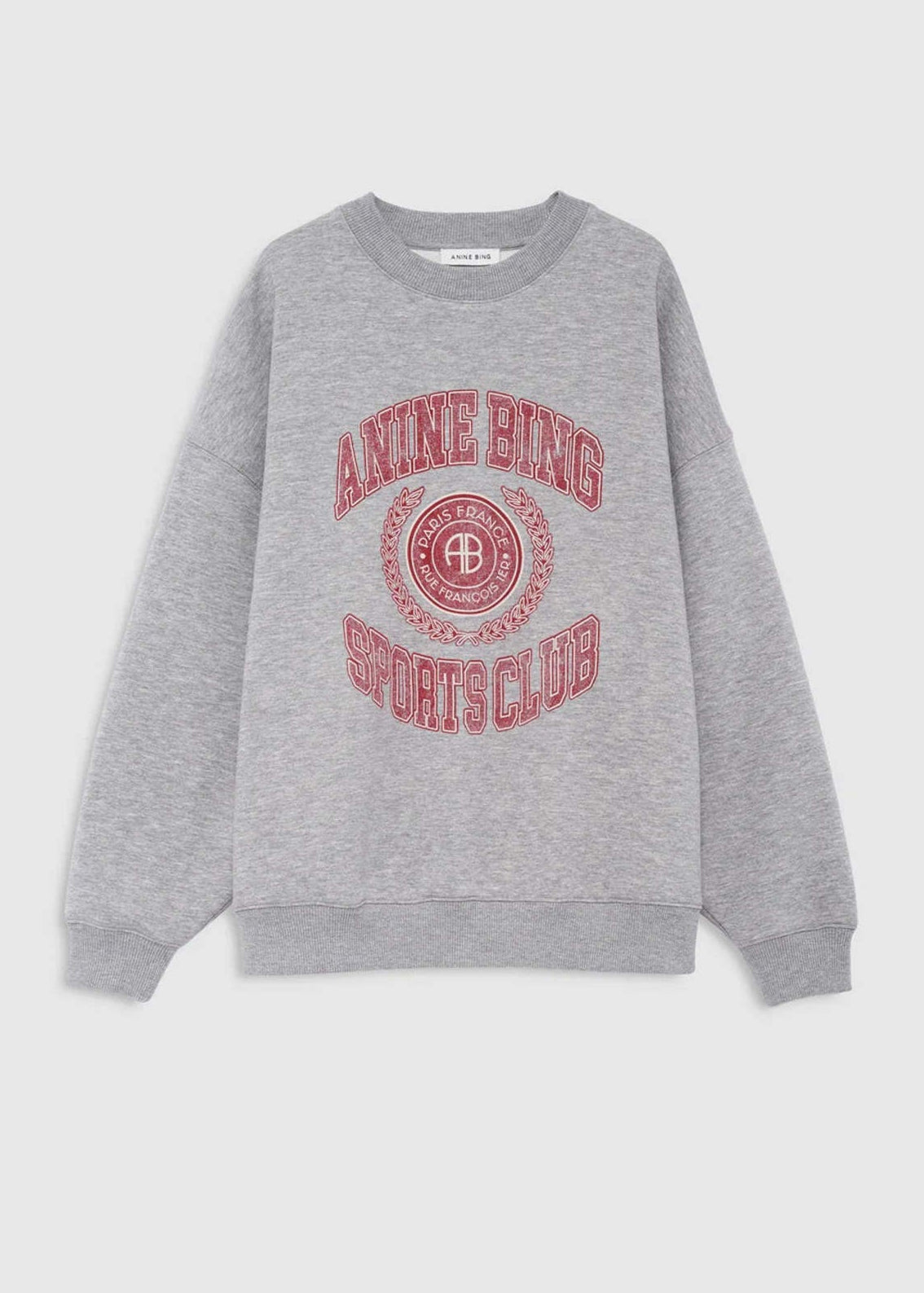 Anine Bing Miles Sweatshirt Collegiate | Grey
