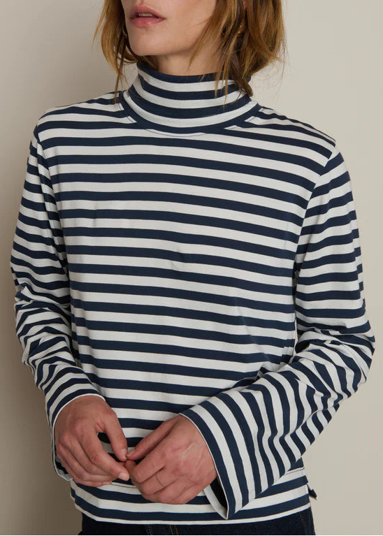 Nation LTD Neo Turtleneck | Seascape Stripe