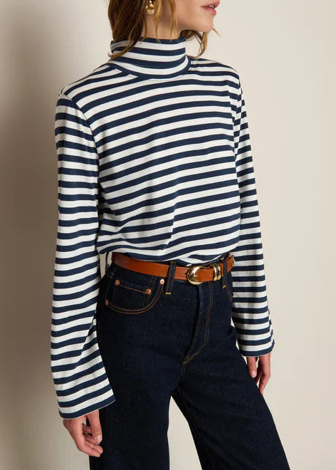 Nation LTD Neo Turtleneck | Seascape Stripe
