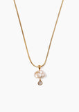 Hilo Pearl And Diamond Necklace Gold