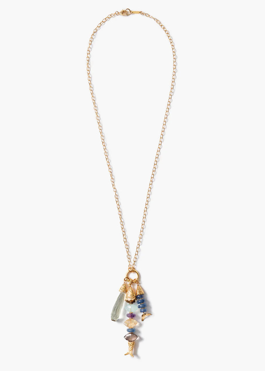 Chan Luu Orris Charm Necklace | Multi
