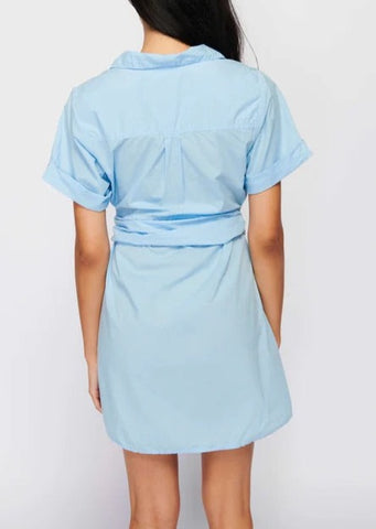 Nida Wrapped Button Up Dress