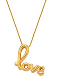 Necklace Bubble Love 18k Gold Plated