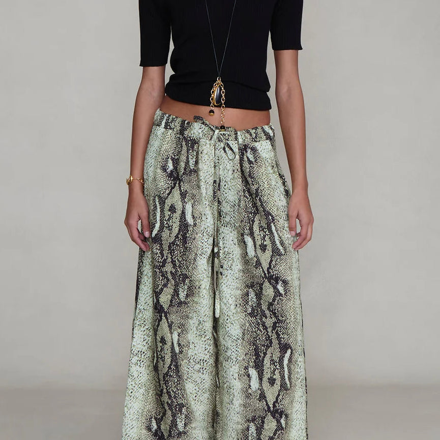Chan Luu Ramona Poplin Pant | Python
