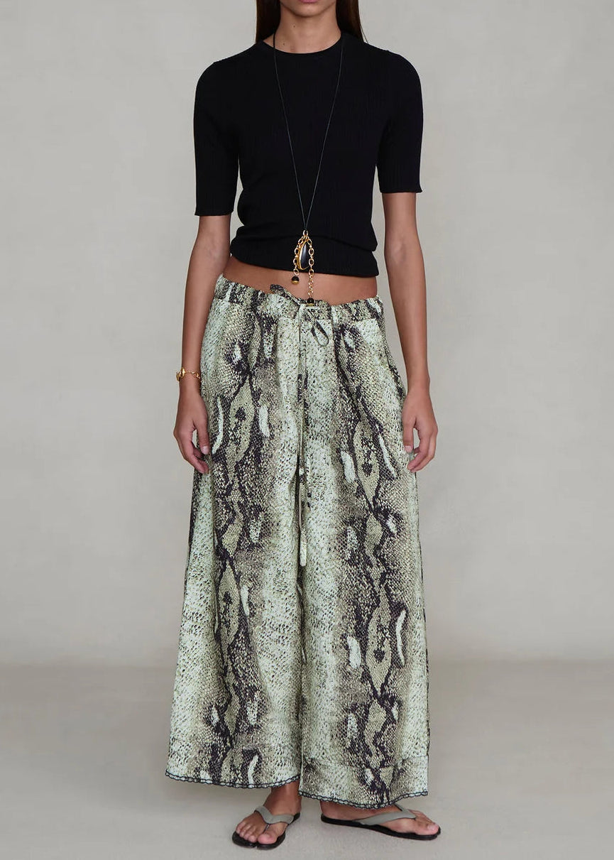Chan Luu Ramona Poplin Pant | Python