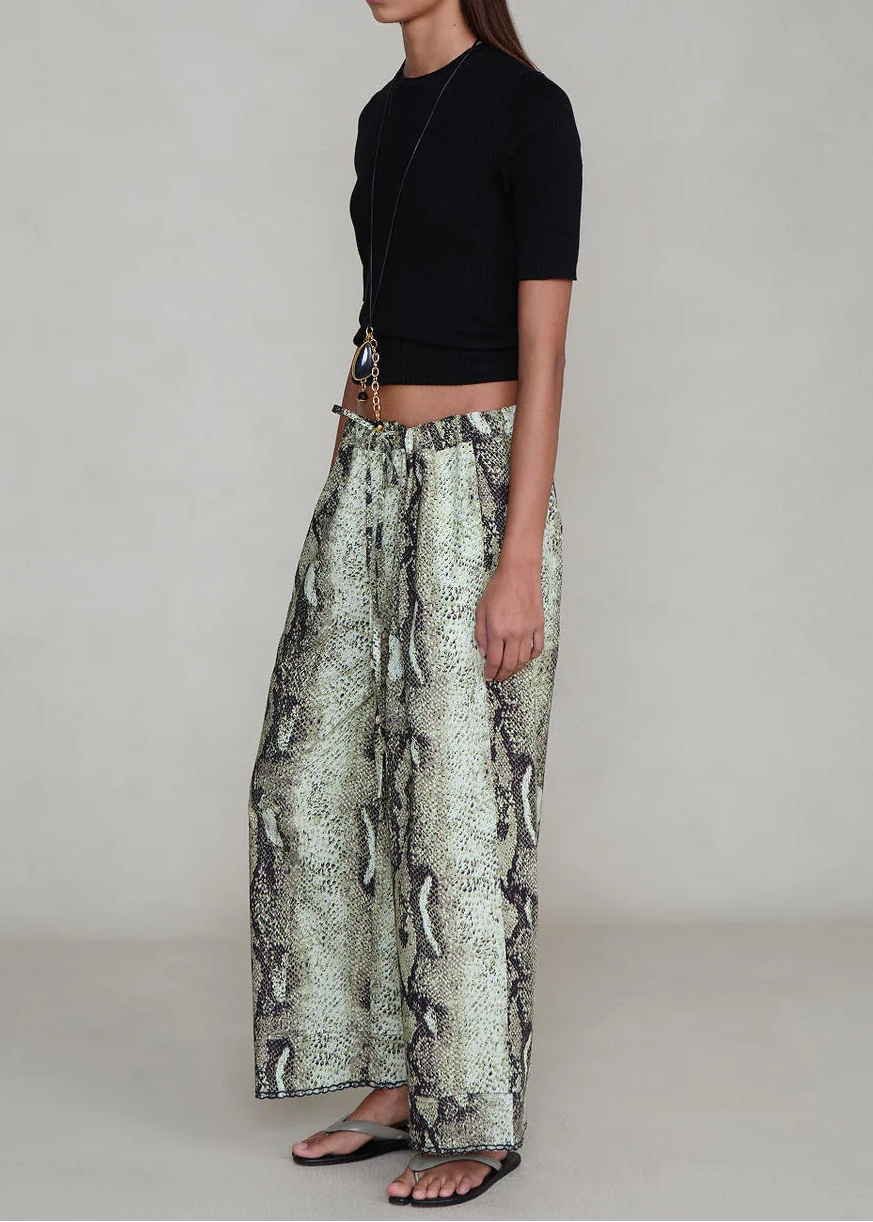 Chan Luu Ramona Poplin Pant | Python