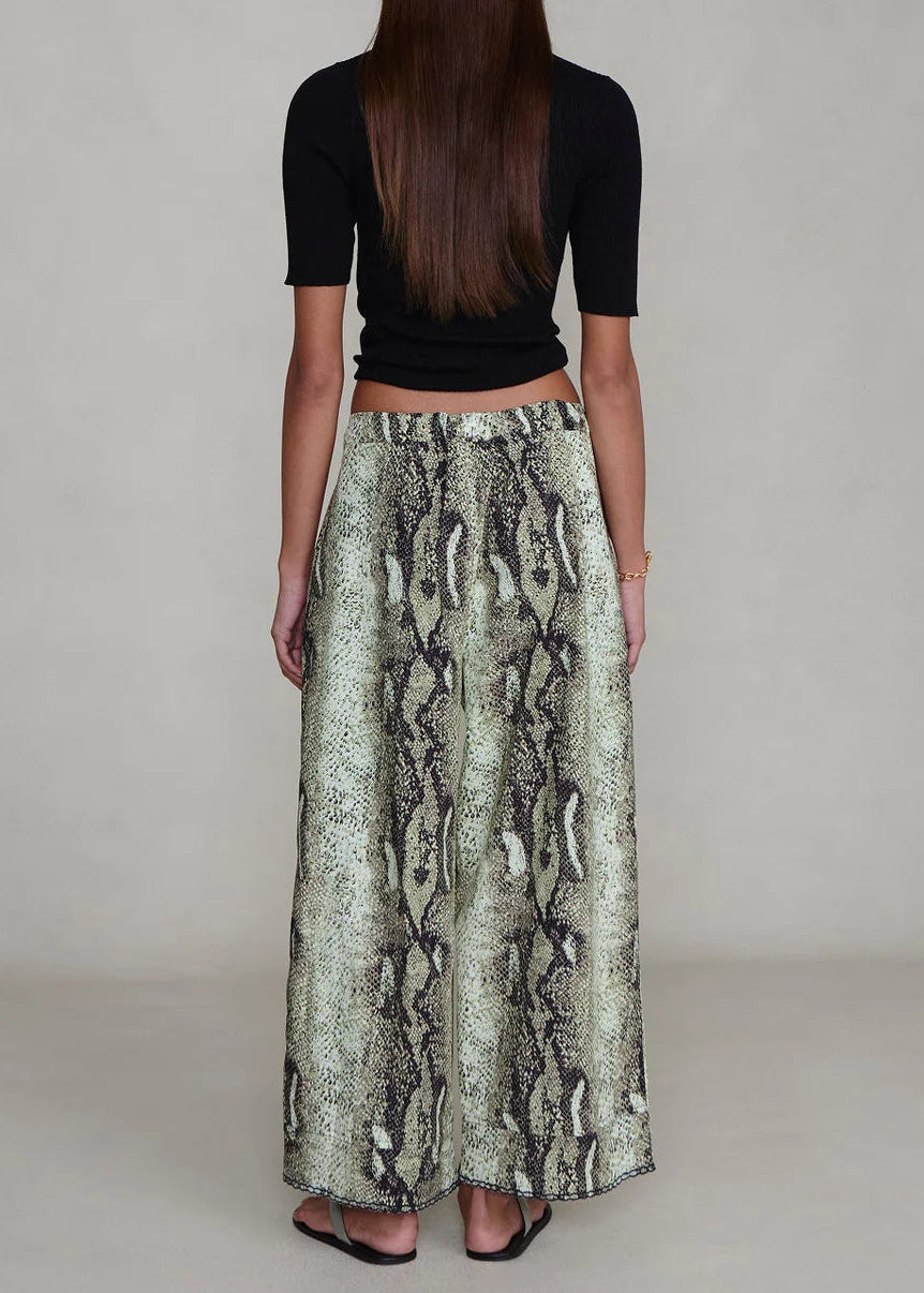 Chan Luu Ramona Poplin Pant | Python