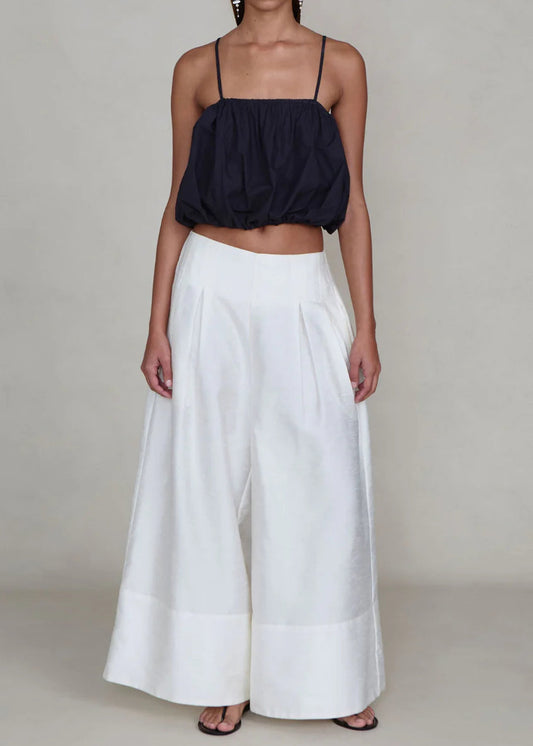 Chan Luu Bubble Top | Midnight Navy