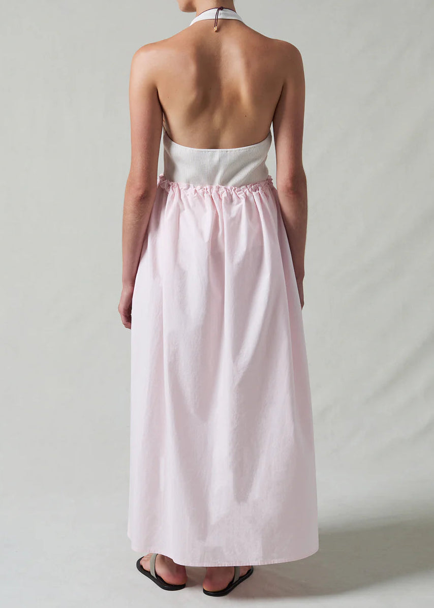 Chan Luu Poplin Column Skirt | Rose Water