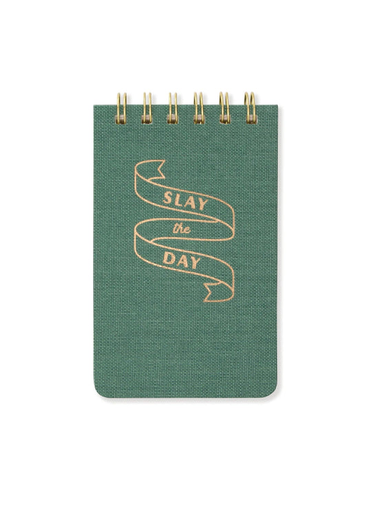 Designworks Ink Cloth Covered Notepad | "Slay The Day"