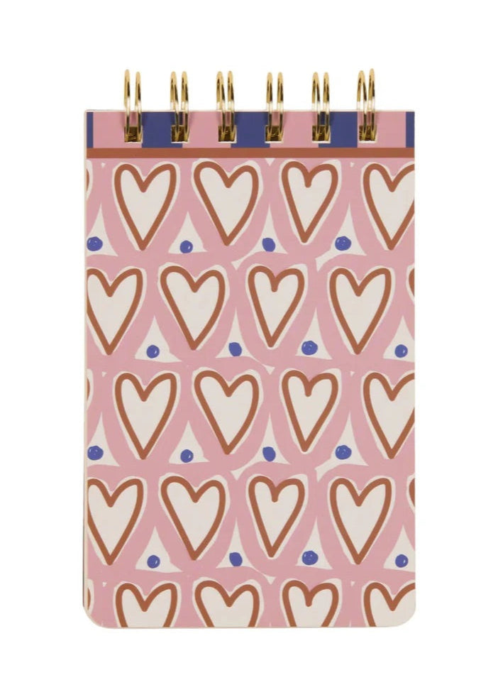Designworks Ink A Dopo Hearts Twin Wire Notepad