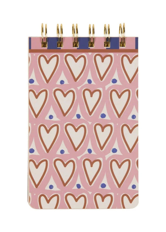 Designworks Ink A Dopo Hearts Twin Wire Notepad