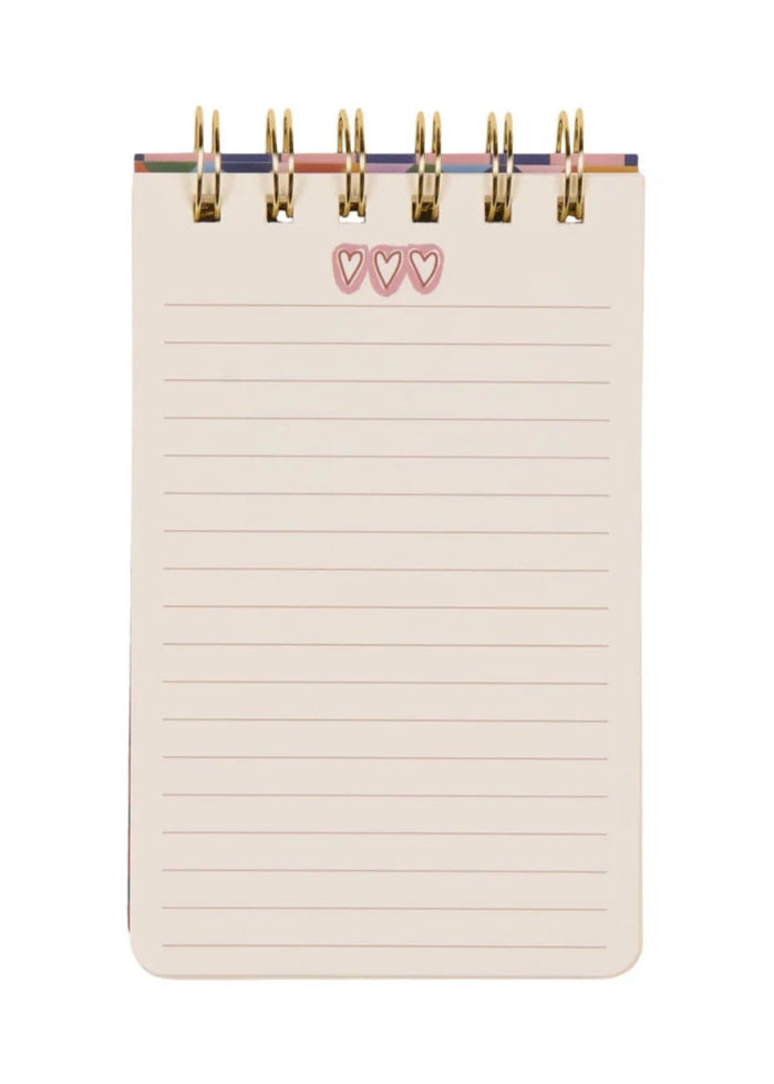 Designworks Ink A Dopo Hearts Twin Wire Notepad