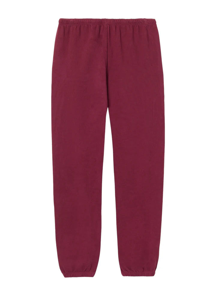 Perfect White Tee Johnny French Terry Easy Sweatpant | Dark Burgundy