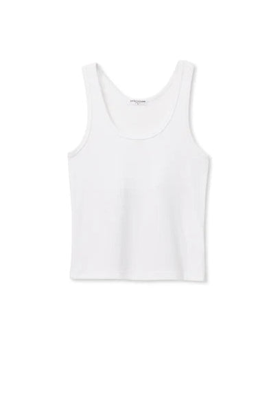 Perfect White Tee London Ribbed Tank | White