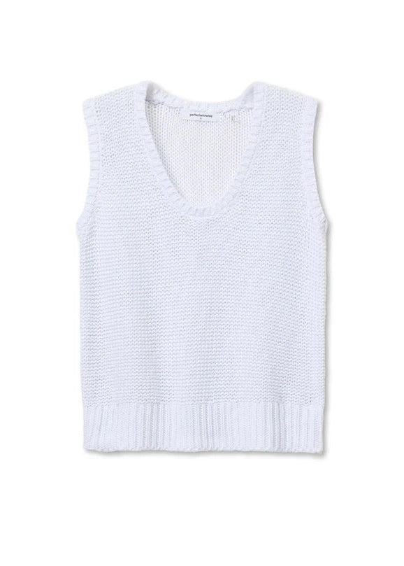 Perfect White Tee Peggy Cotton Sweater U-Neck Tank