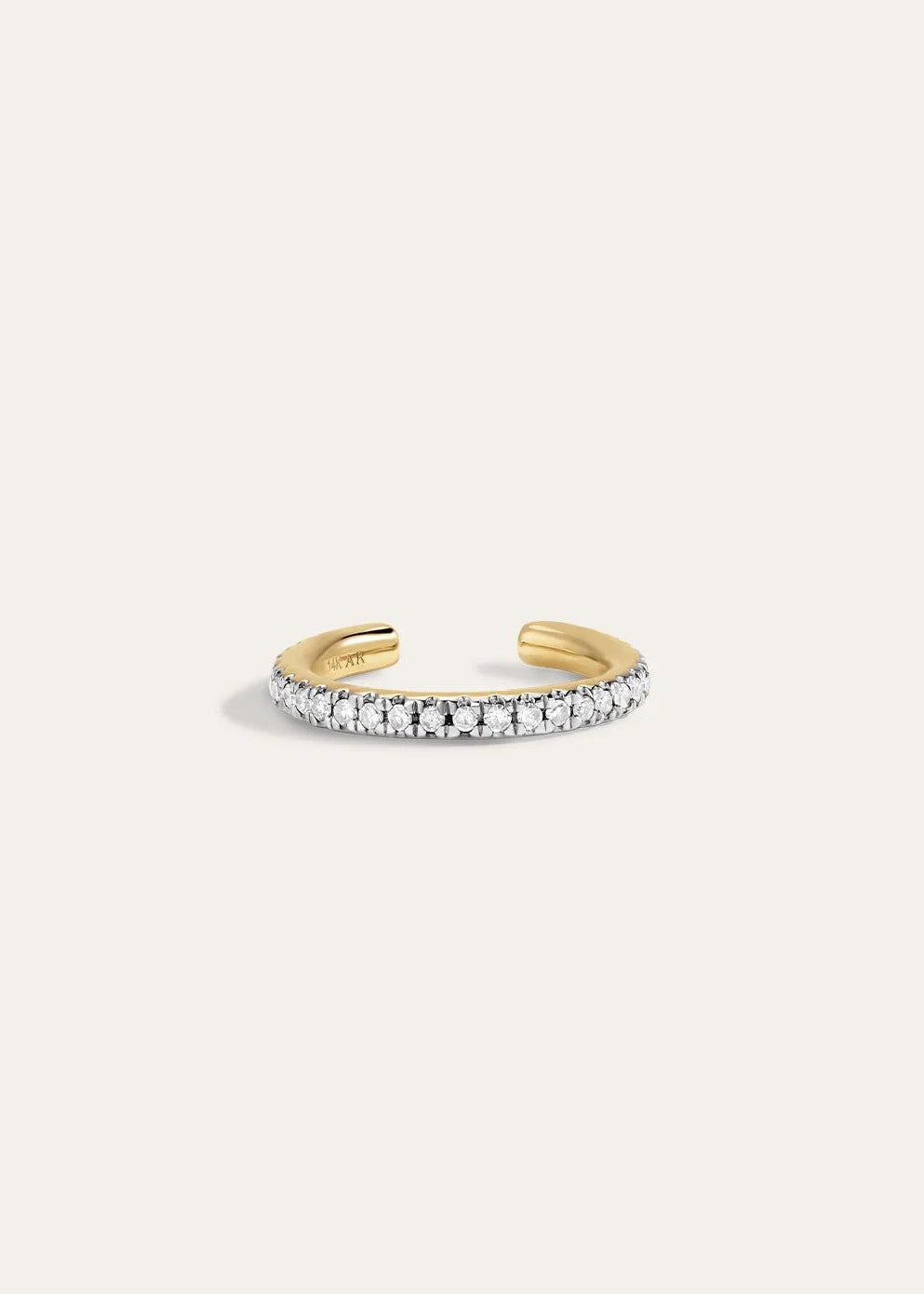 Adina Reyter Pavé Ear Cuff 14k Gold