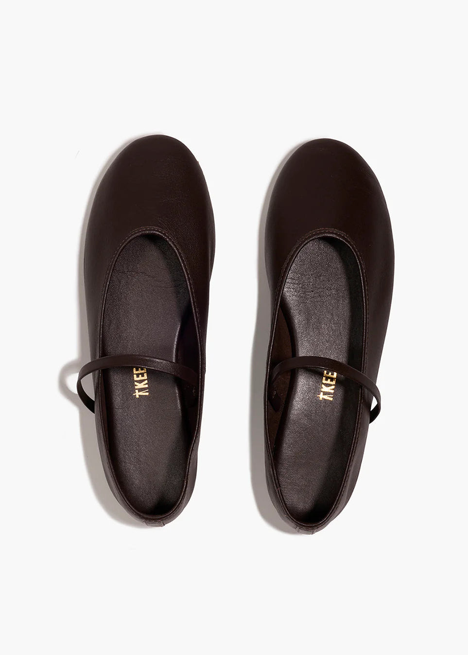 TKEES Reese Ballet Flat | Rich Brown