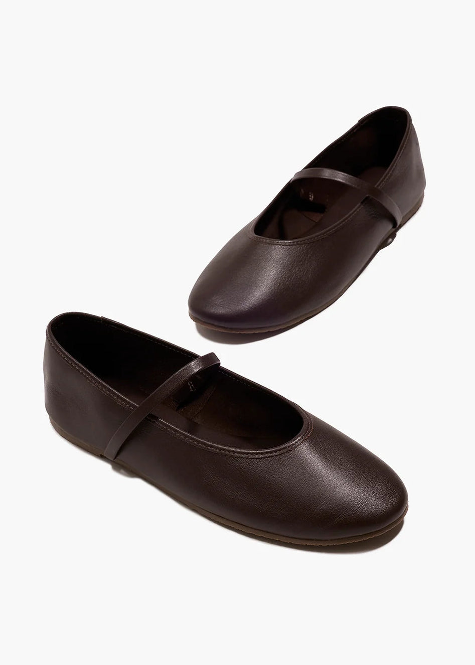 TKEES Reese Ballet Flat | Rich Brown